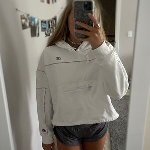 Champion Cropped Reflective Hoodie